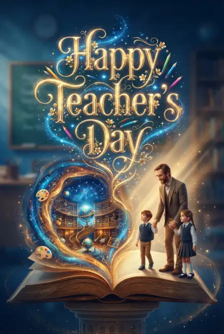 Teachers Day Cards With Wishes - Free Teachers Day Wishes Download