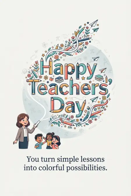 Free Teachers Day Greeting Card For Whatsapp Image Download