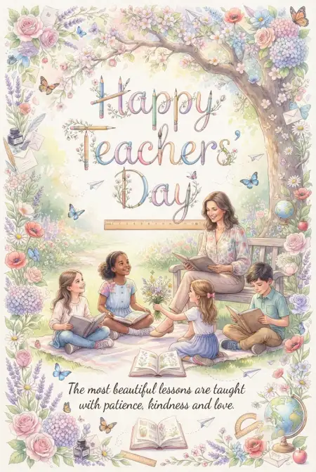 Free Teachers Day Greetings For Class Teacher Image Download