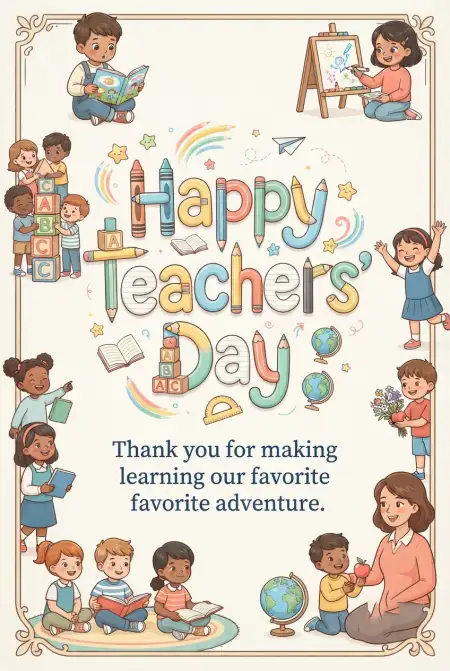 Free Teachers Day Greetings For Instagram Story Image Download