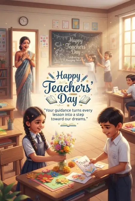 teachers day greetings with heart touching message