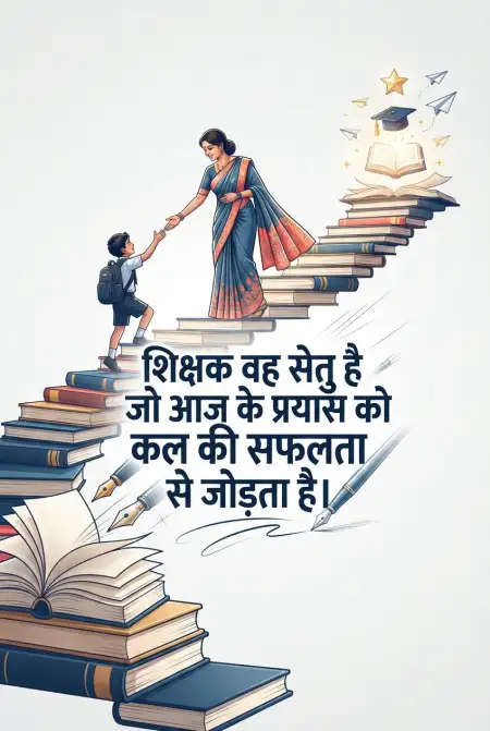 Teachers Day Heart Touching Quotes In Hindi - Free Teachers Day Wishes In Hindi Download