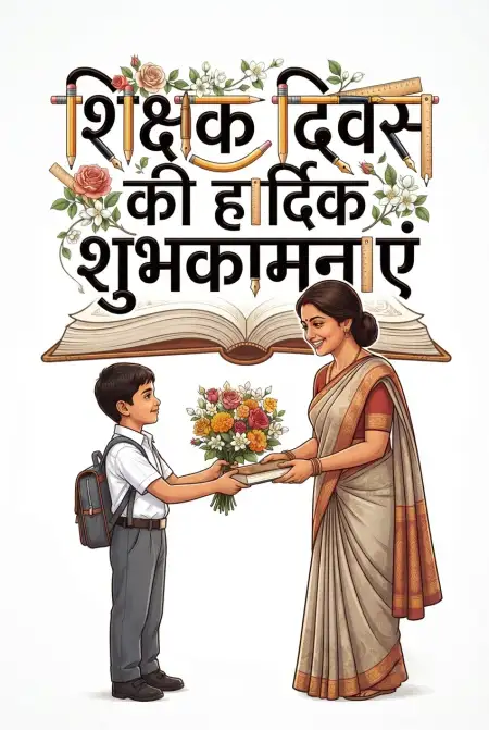 Teachers Day Hindi Wishes Images Free Download - Free Teachers Day Wishes In Hindi Download