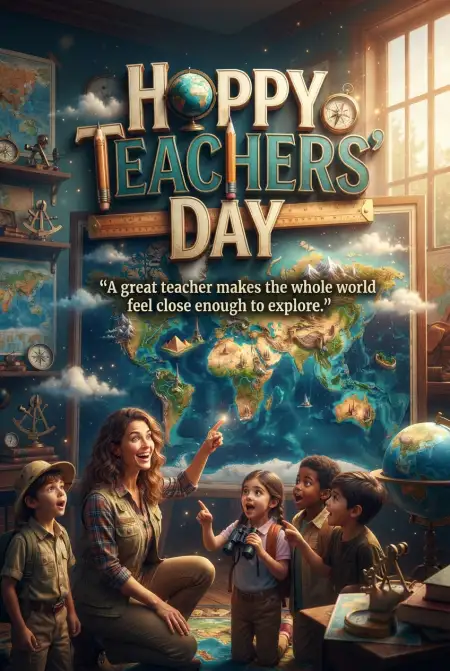 Teachers Day India 2026 Poster - Free Teachers Day India 2026 Download