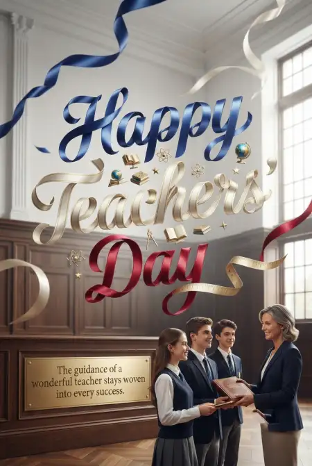Teachers Day India 2026 Viral Greeting Card For Social Media - Free Teachers Day India 2026 Download