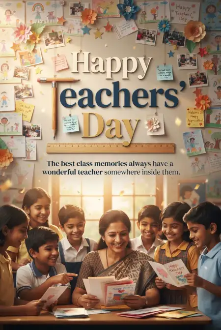 Teachers Day India 2026 Wishes For Class Teacher - Free Teachers Day India 2026 Download