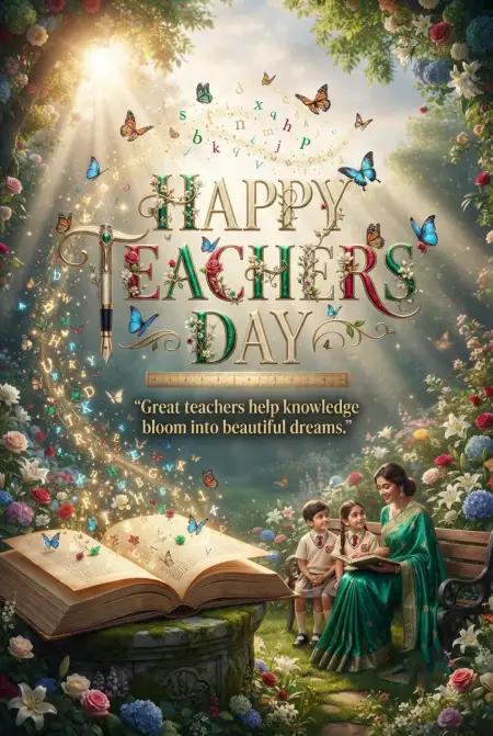Teachers Day India 2026 Wishes For Favorite Teacher - Free Teachers Day India 2026 Download