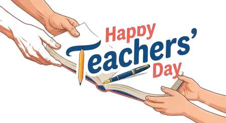Teachers Day Pencil And Book Png - Free Teachers Day Png Download