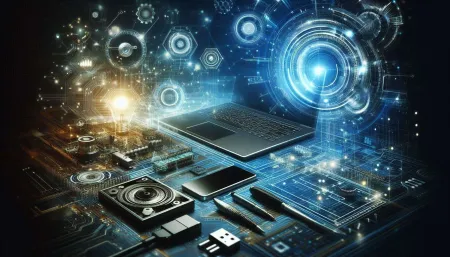 Technology Themed Laptop Background Images With Futuristic Designs - Free Background Download