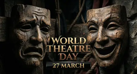 Theatre Day Brochure Design - Free World Theatre Day Download