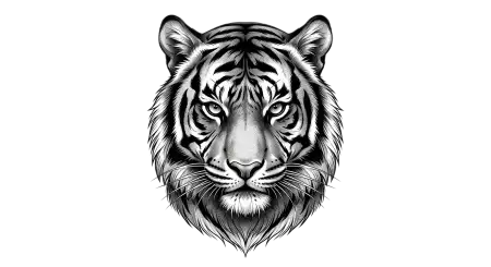 Tiger Vector Png Transparent - Free Tiger Png Download