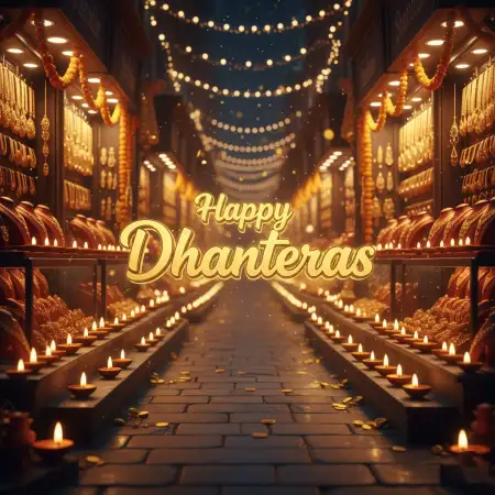 Traditional Happy Dhanteras Wishes For Relatives - Free Happy Dhanteras Download