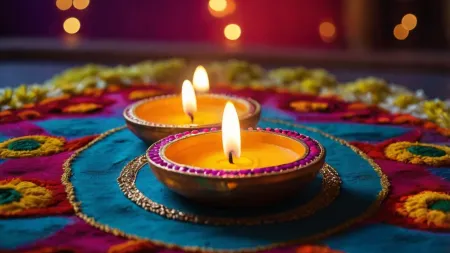 Traditional Happy Diwali 2024 Background For Desktop - Free Background Download