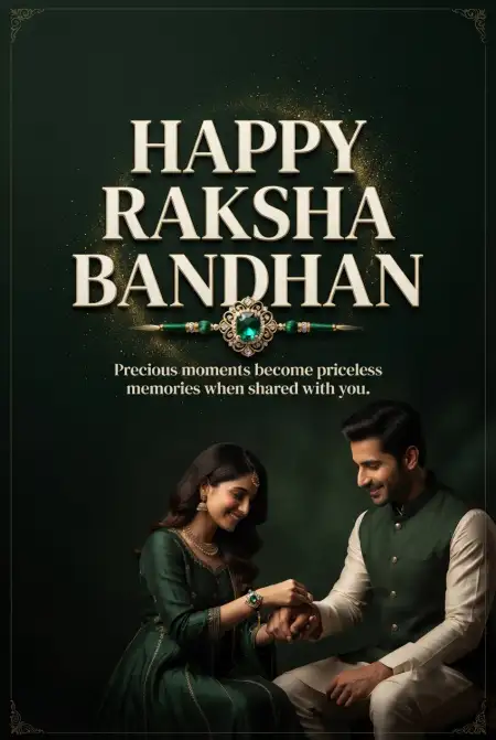 Traditional Happy Raksha Bandhan Greetings And Wishes - Free Happy Raksha Bandhan Greetings Download