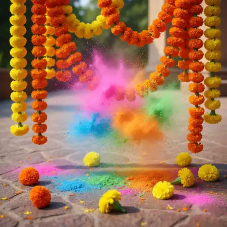 traditional indian holi background