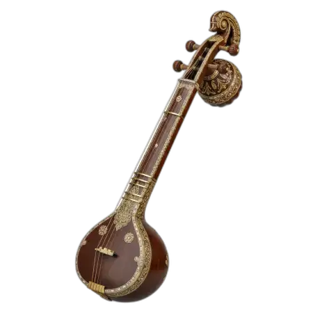Traditional Veena Png Image - Free Png Download