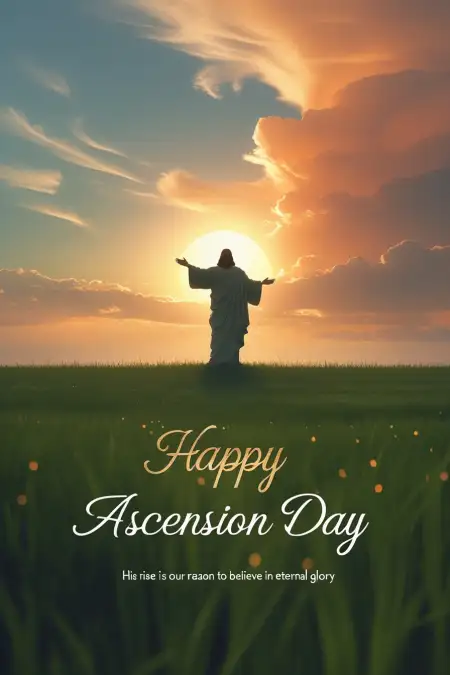 Transparent Jesus Ascension Png - Free Related Happy Ascension Day Image