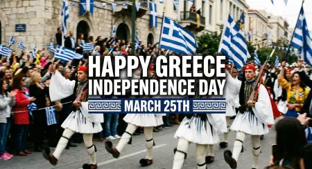 Trending Greece Independence Day Captions - Free Happy Greece Independence Day 2026 Download