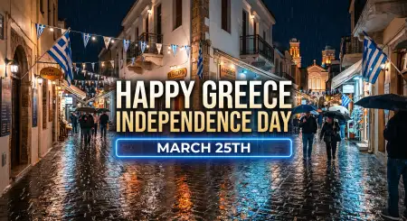 Trending Hashtags Greece Independence Day - Free Happy Greece Independence Day 2026 Download