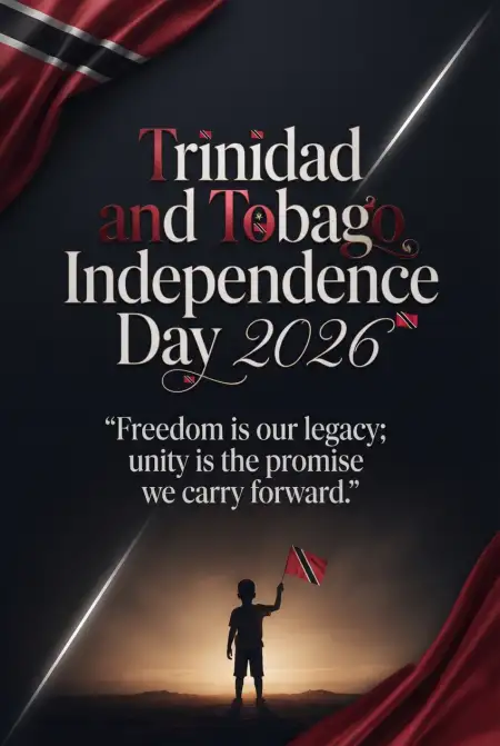 Trinidad And Tobago Independence Day 2026 Social Media Poster - Free Trinidad And Tobago Independence Day 2026 Download