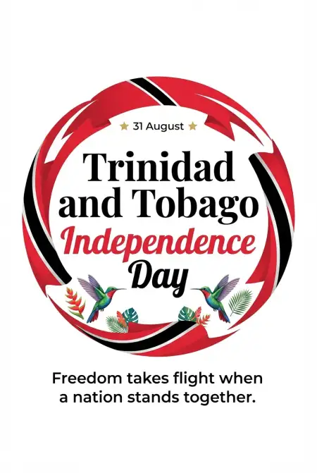 Trinidad And Tobago Independence Day Flag Images 2026 - Free Trinidad And Tobago Independence Day 2026 Download