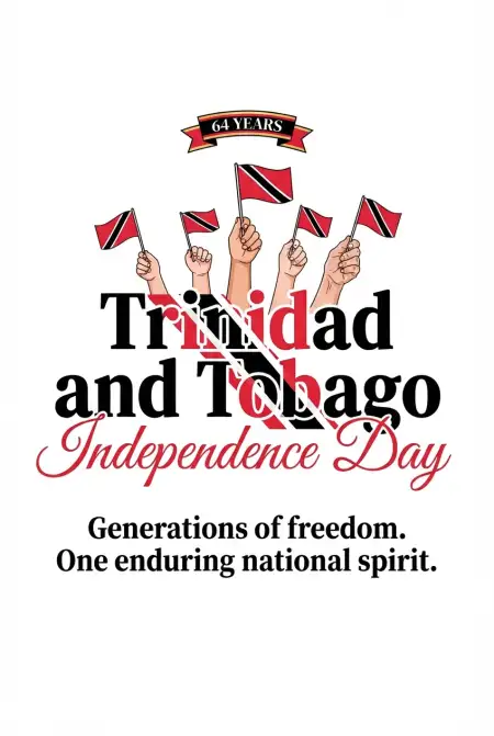 Trinidad And Tobago Independence Day Png Free Download 2026 - Free Trinidad And Tobago Independence Day 2026 Download