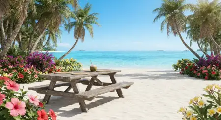 Tropical Advertising Background - Free Tropical Summer Background Download