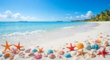 Tropical Beach Party Background - Free Tropical Summer Background Download