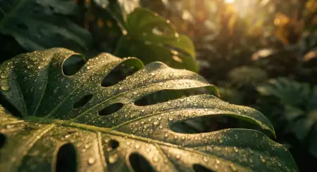 Tropical Leaves Background - Free Tropical Summer Background Download