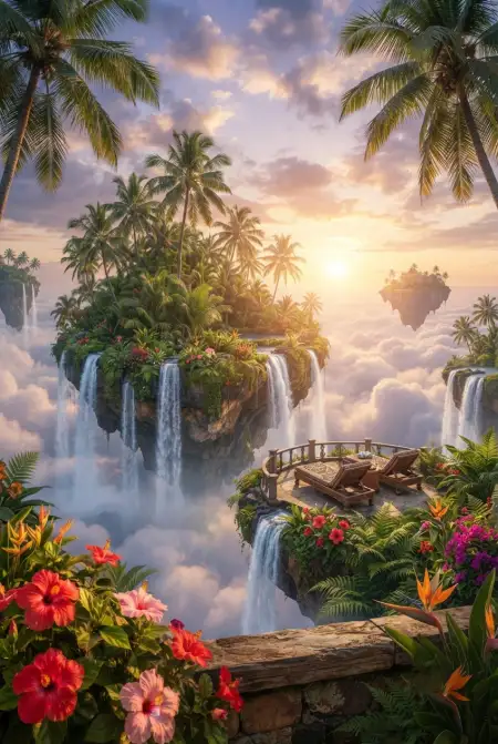 Tropical Paradise Background - Free Tropical Summer Background Download