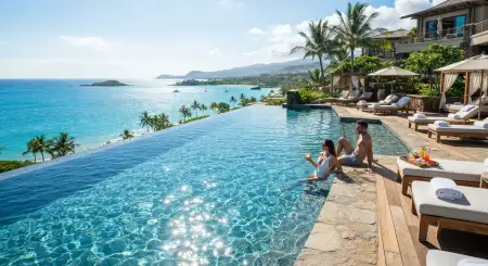 Tropical Pool Party Background - Free Tropical Summer Background Download