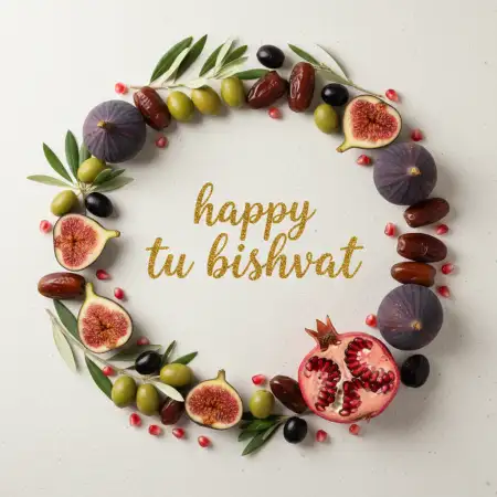Tu Bishvat Fruit Festival Wishes - Free Happy Tu Bishvat Download