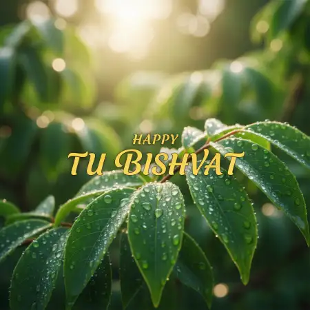 Tu Bishvat Website Banner Wishes - Free Happy Tu Bishvat Download