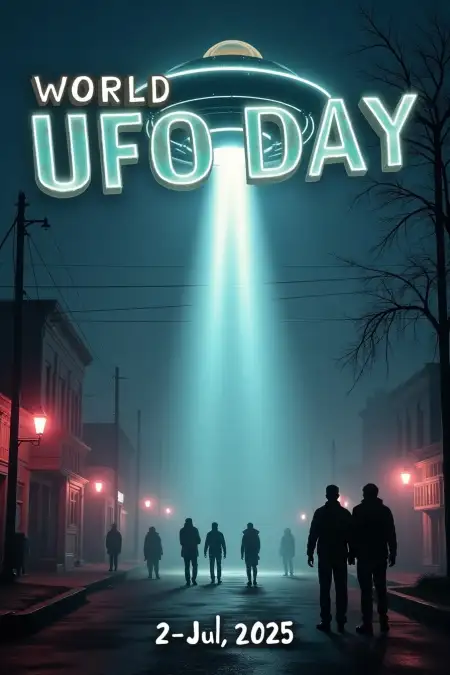 Ufo Spaceship Image For World Ufo Day - Free World Ufo Day 2025 Download