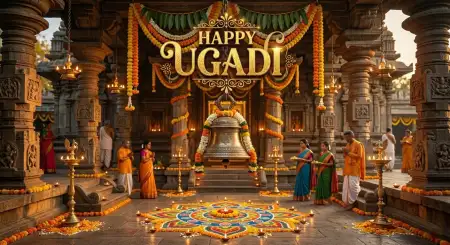 Free Ugadi Celebration 2026 Photo Background Image Download