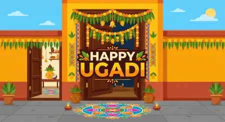 Free Ugadi Festival Decoration Images Background Image Download