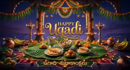 Free Ugadi Festival Greeting Images Background Image Download