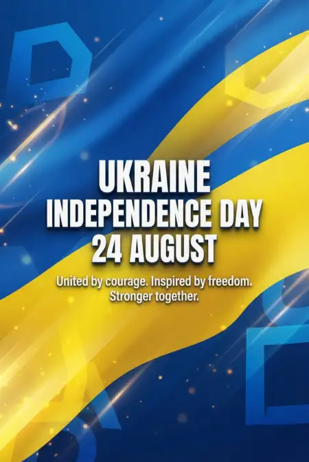 Ukraine Independence Day 2026 Facebook Cover Photo Ideas - Free Ukraine Independence Day 2026 Download