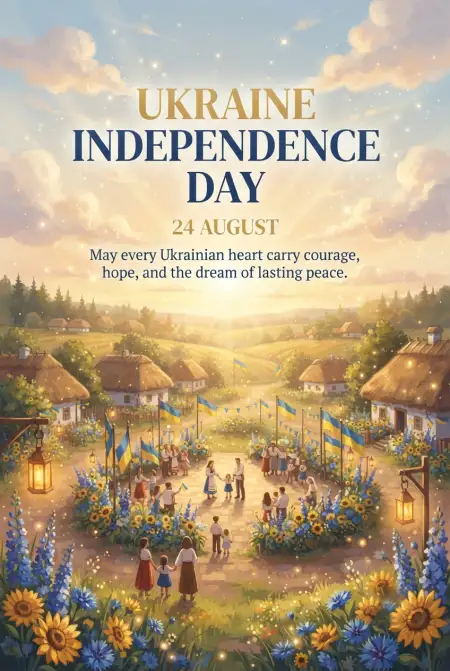 Ukraine Independence Day 2026 Messages - Free Ukraine Independence Day 2026 Download