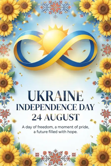 Ukraine Independence Day 2026 National Pride - Free Ukraine Independence Day 2026 Download