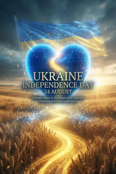Ukraine Independence Day 2026 Pinterest Poster Design Ideas - Free Ukraine Independence Day 2026 Download