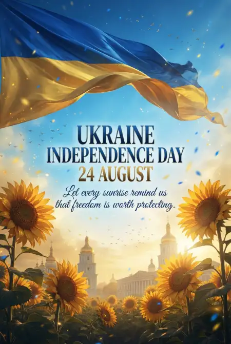 Ukraine Independence Day 2026 Quotes In Ukrainian - Free Ukraine Independence Day 2026 Download