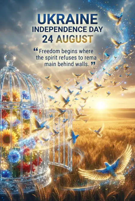 Ukraine Independence Day 2026 Solidarity Messages - Free Ukraine Independence Day 2026 Download