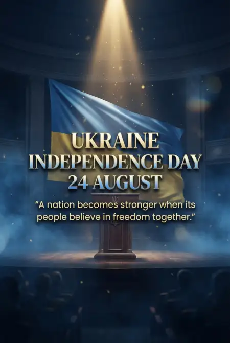 Ukraine Independence Day 2026 Status - Free Ukraine Independence Day 2026 Download