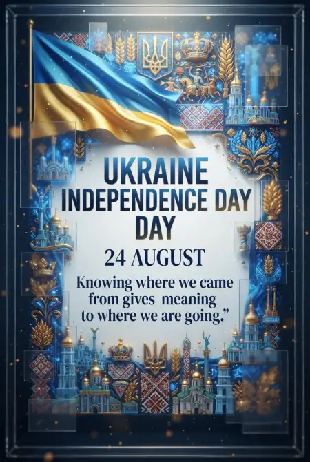 Ukraine Independence Day 2026 Telegram Messages - Free Ukraine Independence Day 2026 Download