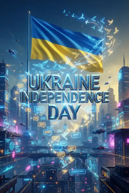 Ukraine Independence Day 2026 Tiktok Video Poster Ideas - Free Ukraine Independence Day 2026 Download