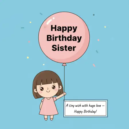 Unique Emotional Wishes For Sister Birthday 2025 - Free Happy Birthday Download