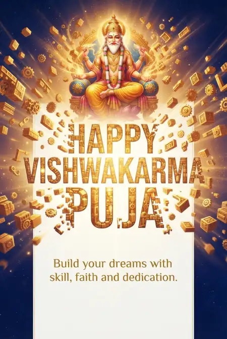 unique happy vishwakarma puja wishes 2026 - Happy Durga Puja