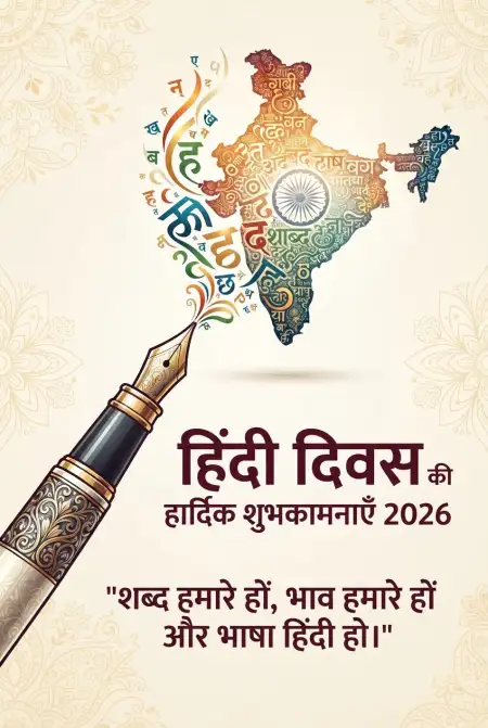 unique hindi diwas wishes 2026
