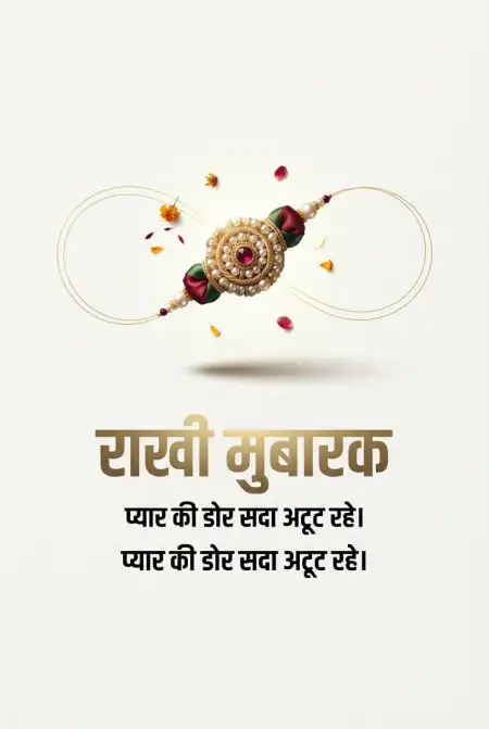 Unique Raksha Bandhan Hindi Typography Viral Rakhi Greeting Poster - Free Raksha Bandhan Ki Shubhkamnaye In Hindi Download